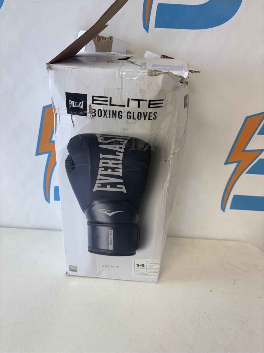 Everlast Elite Boxing Gloves - Dark Blue